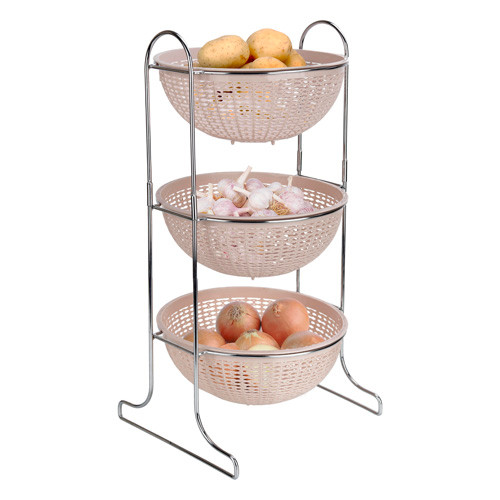 حراج جا سیب زمینی پیاز 3 طبقه فلزی