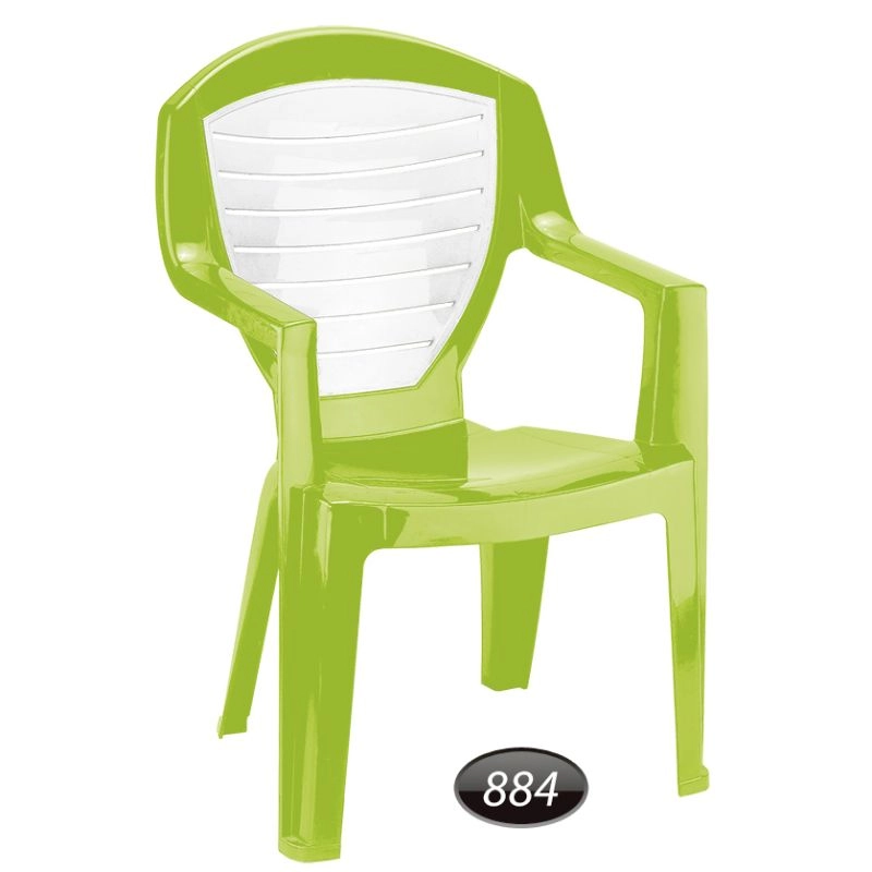 صندلی خوش رنگ پلاستیکی