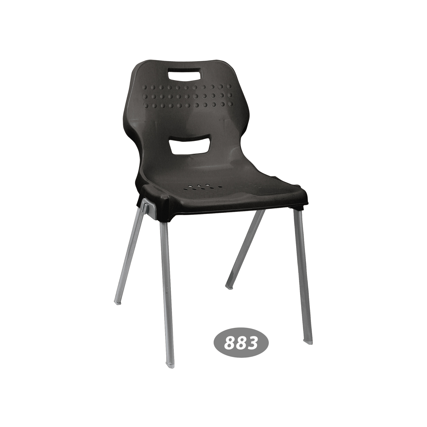 صندلی پایه فلزی ناصر پلاستیک کد 883(رنگبندی)